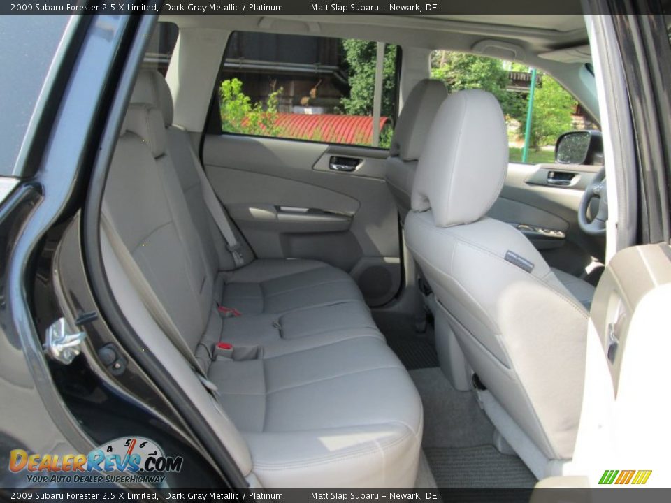 2009 Subaru Forester 2.5 X Limited Dark Gray Metallic / Platinum Photo #18