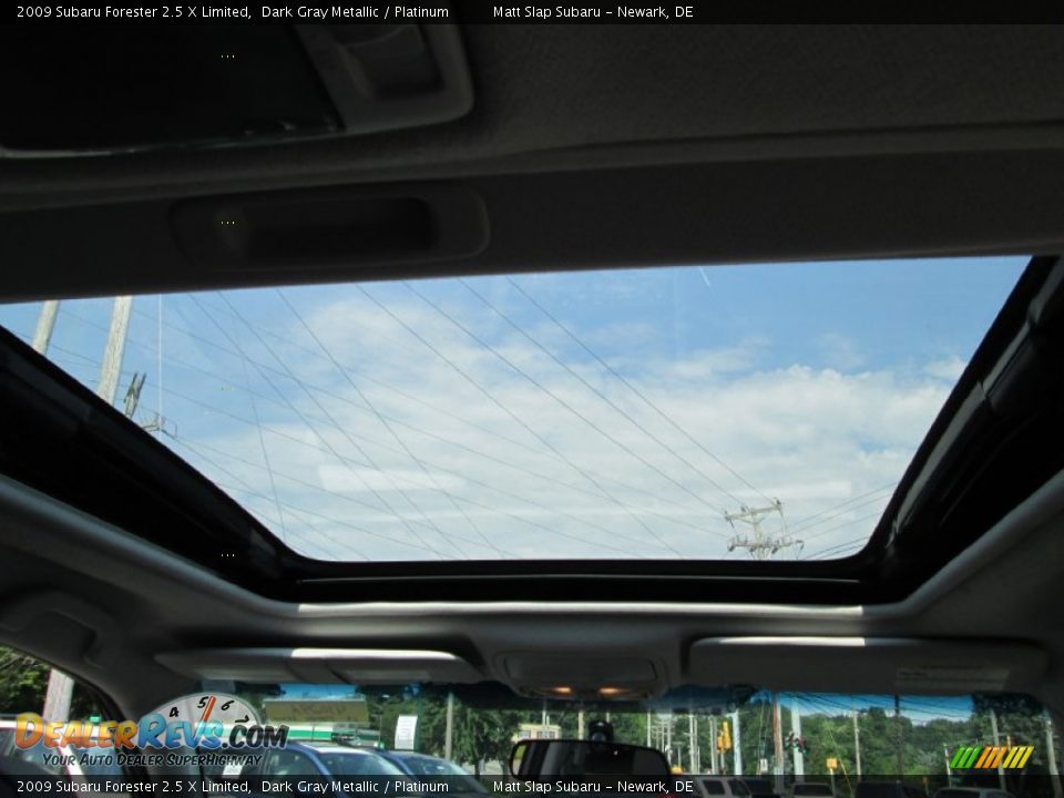 2009 Subaru Forester 2.5 X Limited Dark Gray Metallic / Platinum Photo #20