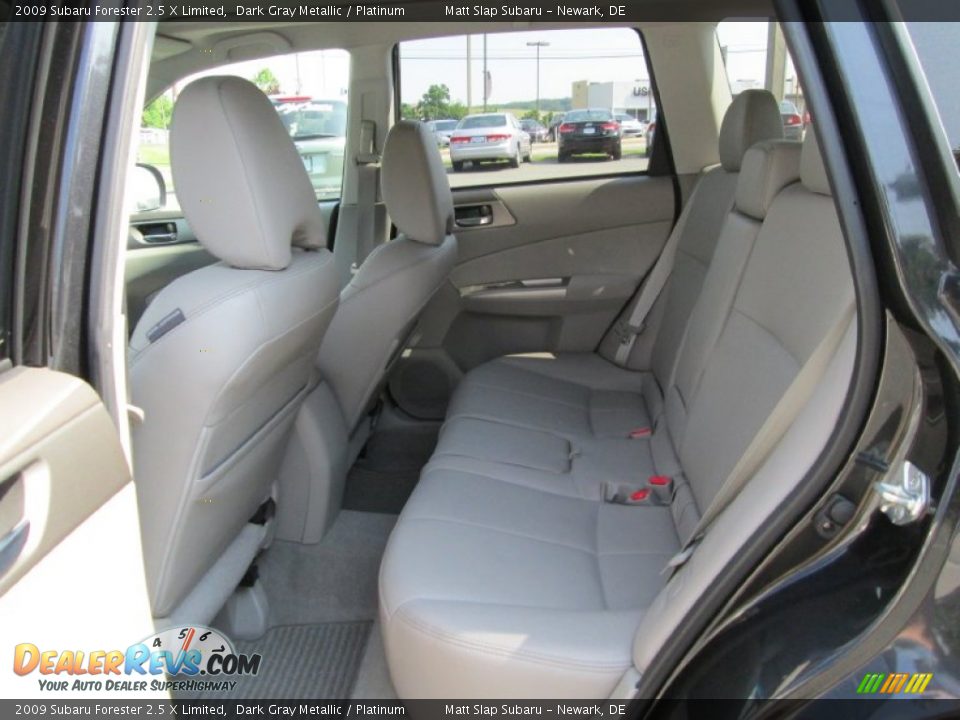 2009 Subaru Forester 2.5 X Limited Dark Gray Metallic / Platinum Photo #21