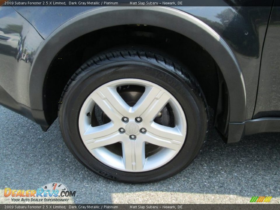 2009 Subaru Forester 2.5 X Limited Dark Gray Metallic / Platinum Photo #22