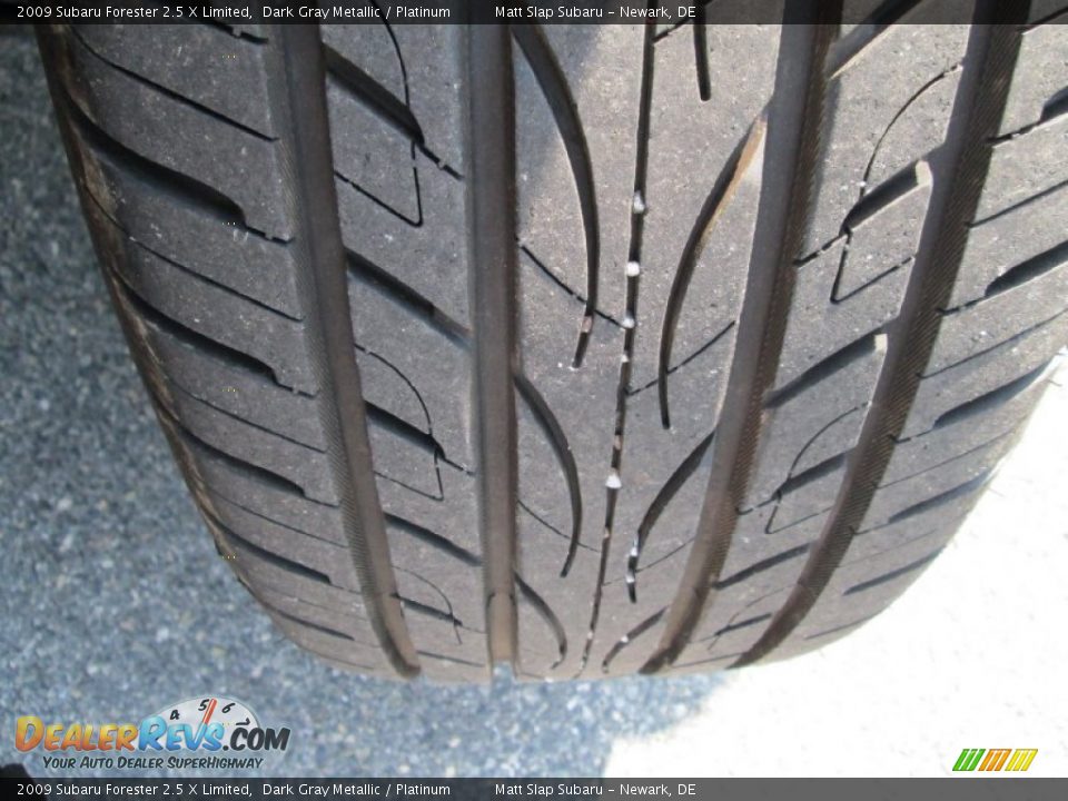 2009 Subaru Forester 2.5 X Limited Dark Gray Metallic / Platinum Photo #23