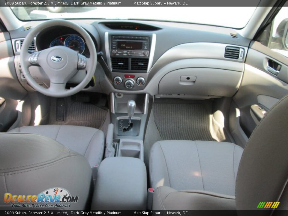 2009 Subaru Forester 2.5 X Limited Dark Gray Metallic / Platinum Photo #24