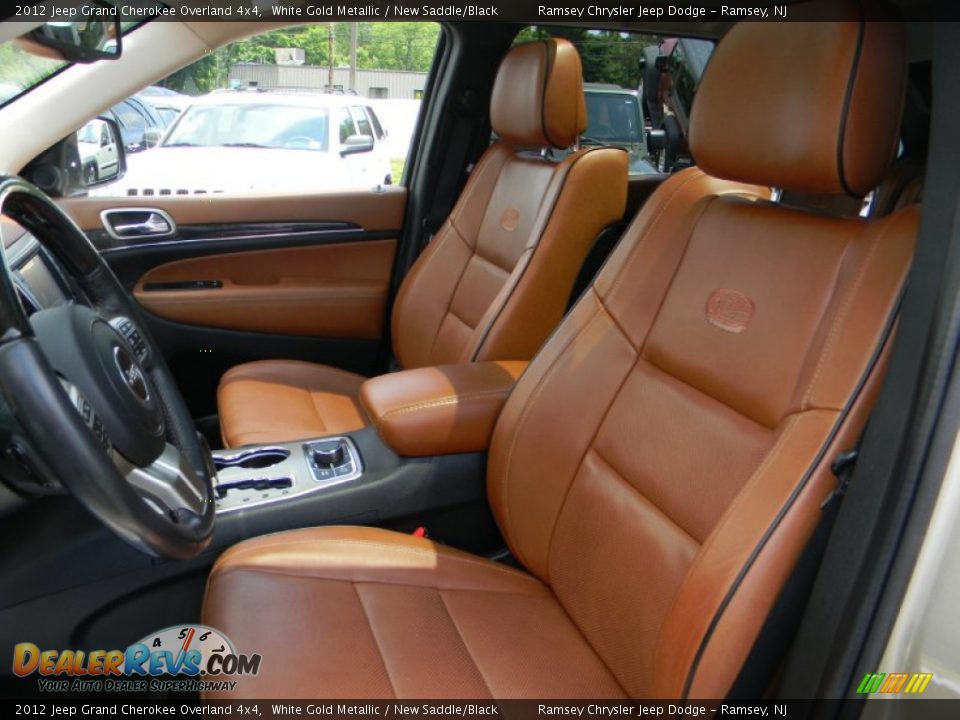 Front Seat of 2012 Jeep Grand Cherokee Overland 4x4 Photo #13