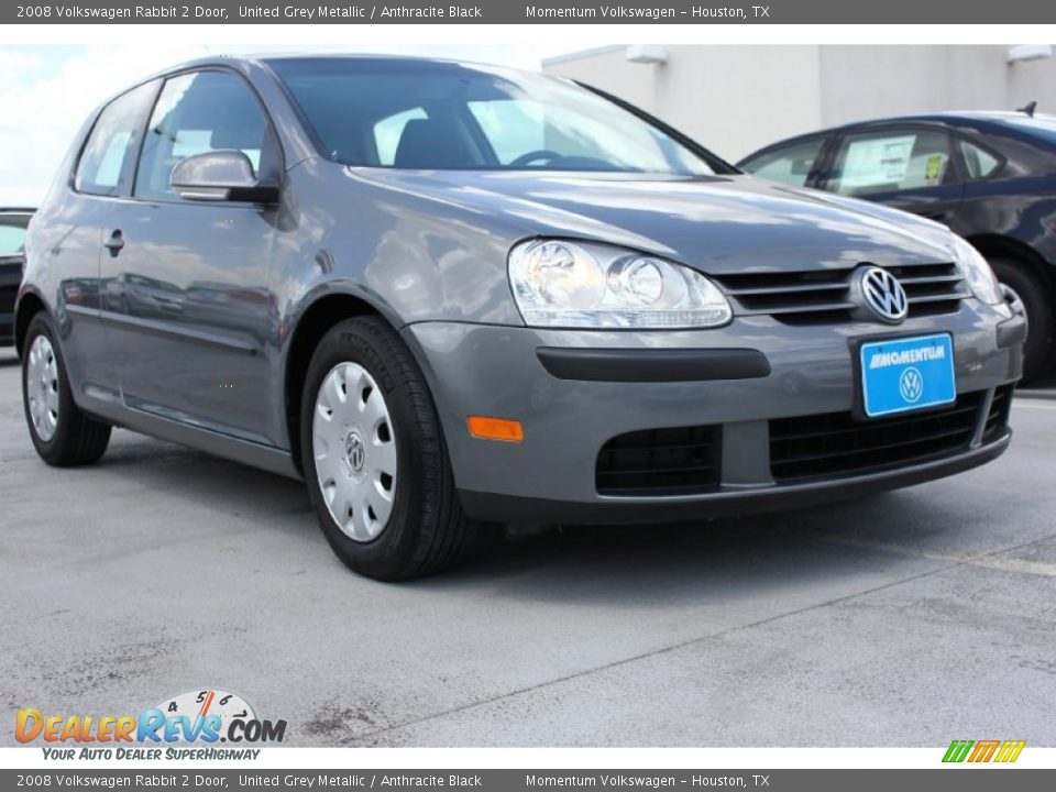 2008 Volkswagen Rabbit 2 Door United Grey Metallic / Anthracite Black Photo #1