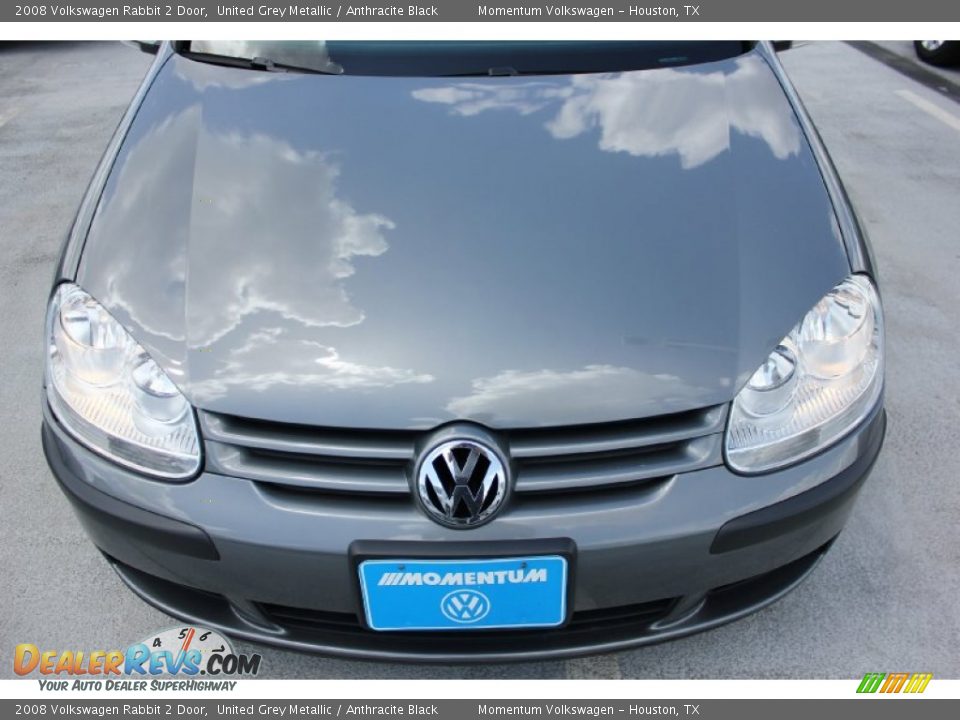 2008 Volkswagen Rabbit 2 Door United Grey Metallic / Anthracite Black Photo #2