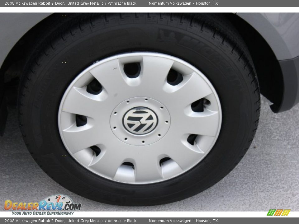 2008 Volkswagen Rabbit 2 Door United Grey Metallic / Anthracite Black Photo #5