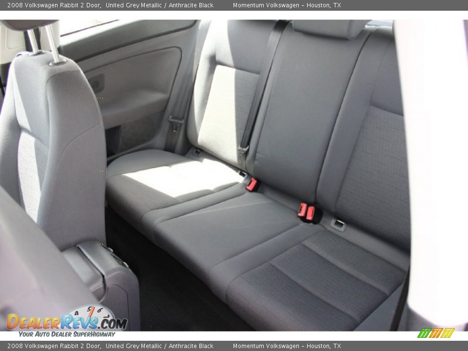 2008 Volkswagen Rabbit 2 Door United Grey Metallic / Anthracite Black Photo #23