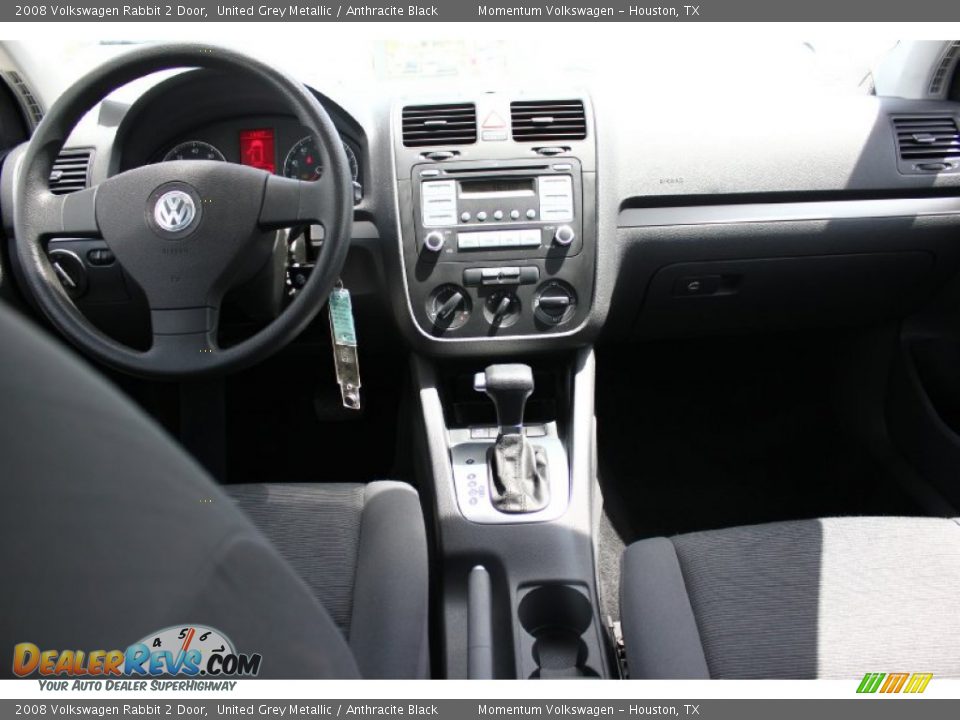 2008 Volkswagen Rabbit 2 Door United Grey Metallic / Anthracite Black Photo #24