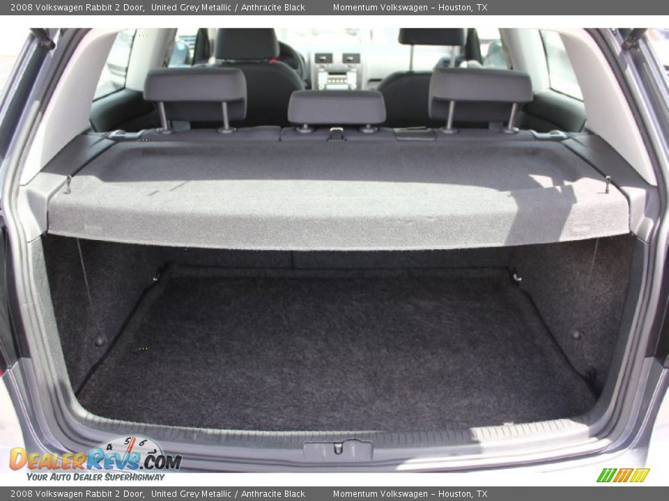2008 Volkswagen Rabbit 2 Door United Grey Metallic / Anthracite Black Photo #26