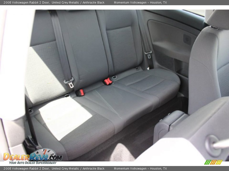 2008 Volkswagen Rabbit 2 Door United Grey Metallic / Anthracite Black Photo #30