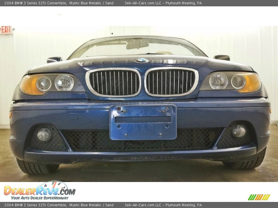 2004 BMW 3 Series 325i Convertible Mystic Blue Metallic / Sand Photo #3