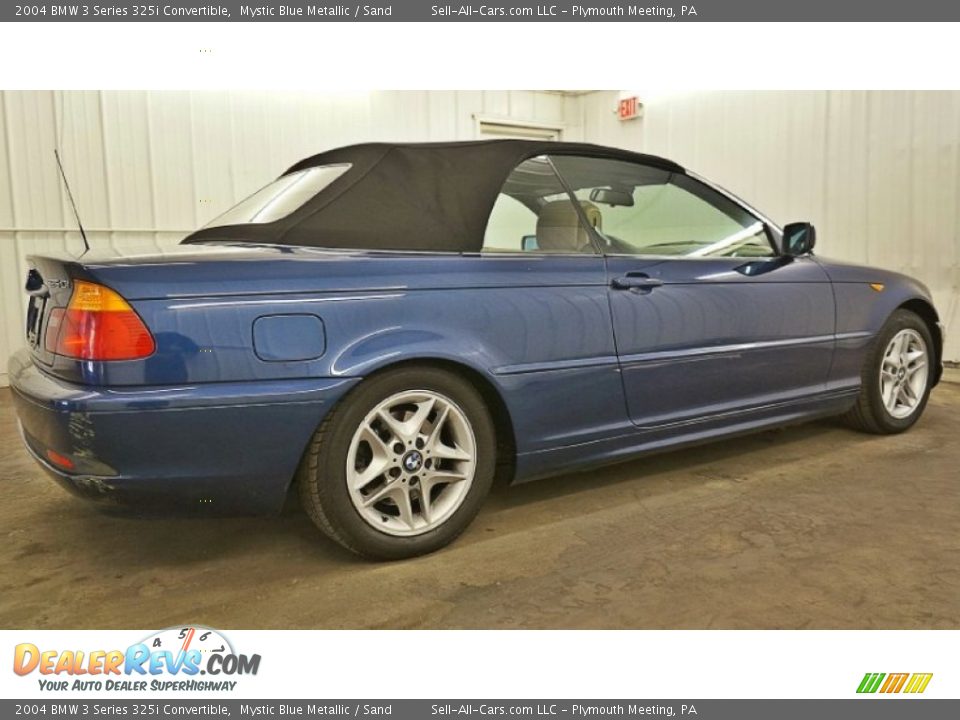 2004 BMW 3 Series 325i Convertible Mystic Blue Metallic / Sand Photo #5