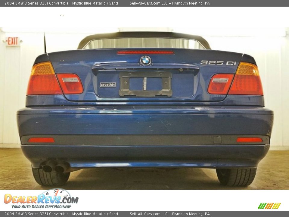 2004 BMW 3 Series 325i Convertible Mystic Blue Metallic / Sand Photo #6