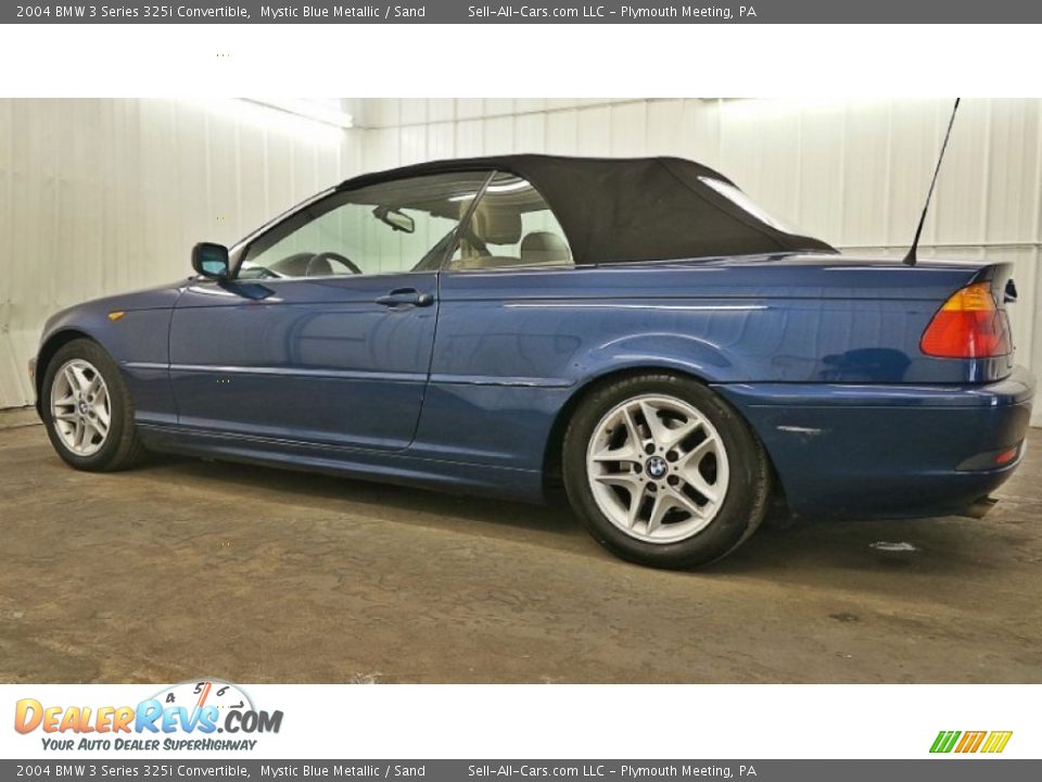 2004 BMW 3 Series 325i Convertible Mystic Blue Metallic / Sand Photo #7