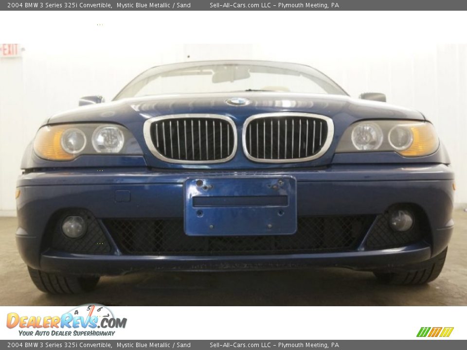 2004 BMW 3 Series 325i Convertible Mystic Blue Metallic / Sand Photo #12