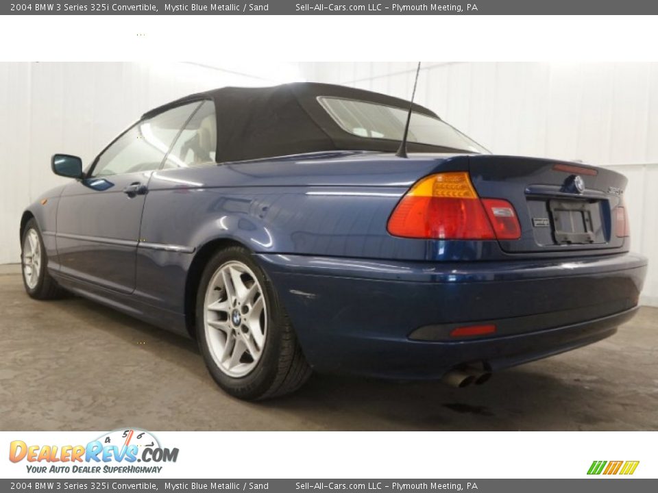 2004 BMW 3 Series 325i Convertible Mystic Blue Metallic / Sand Photo #18