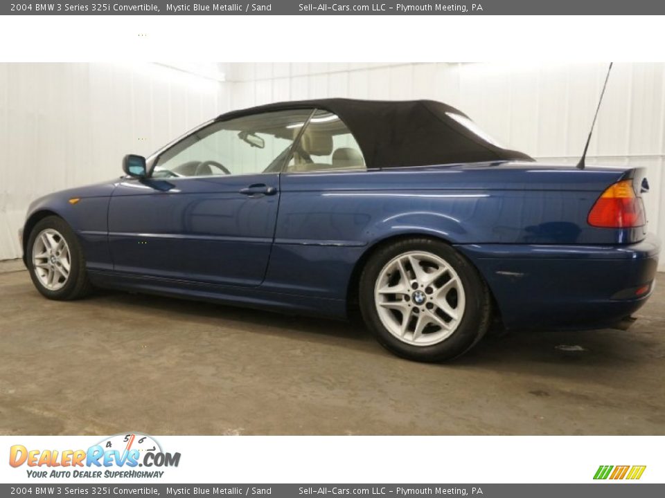 2004 BMW 3 Series 325i Convertible Mystic Blue Metallic / Sand Photo #19