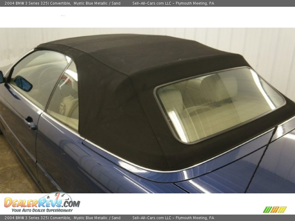 2004 BMW 3 Series 325i Convertible Mystic Blue Metallic / Sand Photo #20