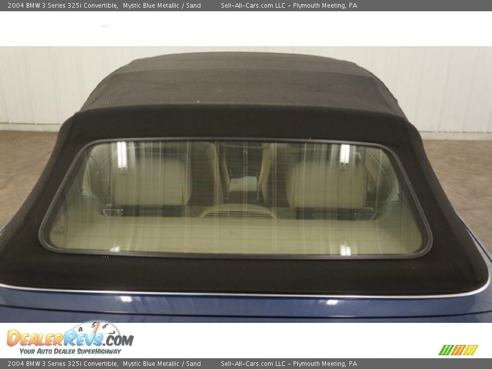 2004 BMW 3 Series 325i Convertible Mystic Blue Metallic / Sand Photo #21