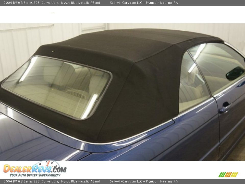 2004 BMW 3 Series 325i Convertible Mystic Blue Metallic / Sand Photo #22