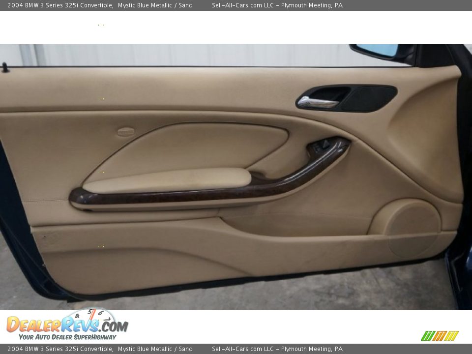 2004 BMW 3 Series 325i Convertible Mystic Blue Metallic / Sand Photo #23