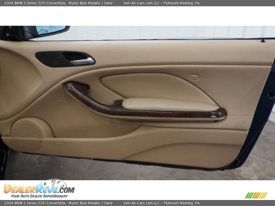 2004 BMW 3 Series 325i Convertible Mystic Blue Metallic / Sand Photo #25