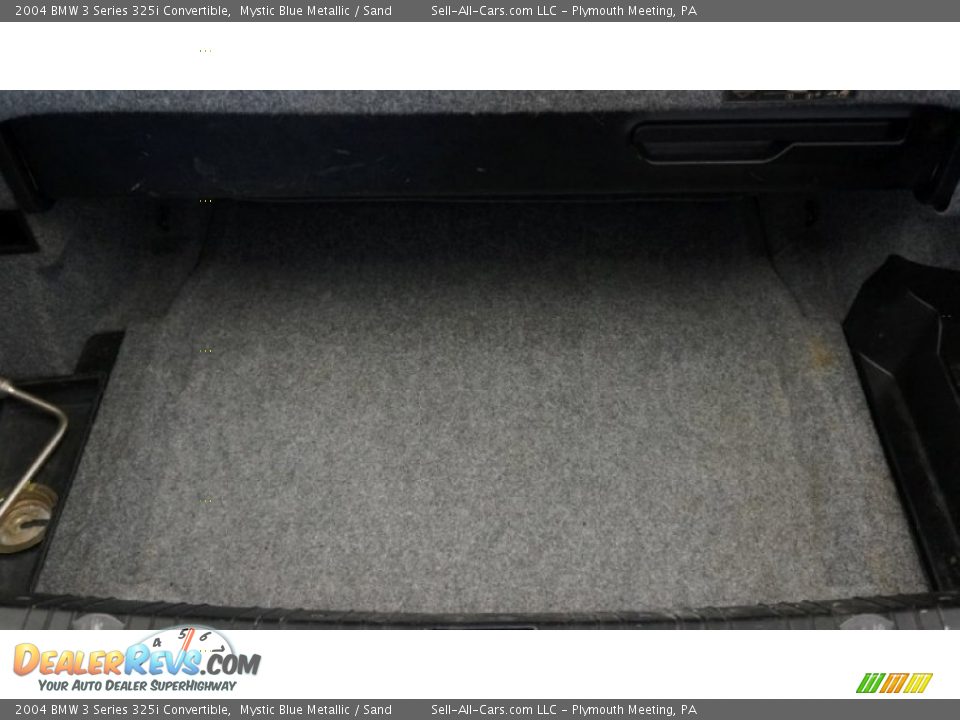 2004 BMW 3 Series 325i Convertible Mystic Blue Metallic / Sand Photo #26