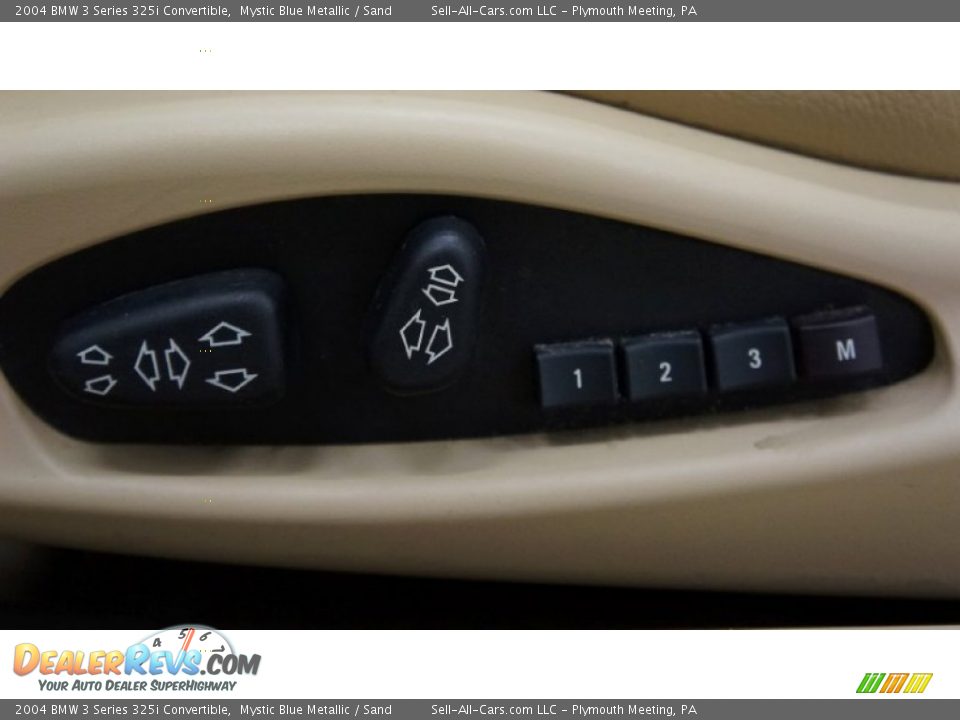 2004 BMW 3 Series 325i Convertible Mystic Blue Metallic / Sand Photo #27
