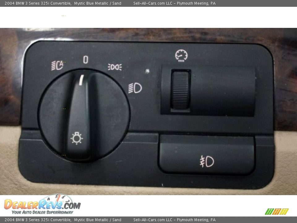 2004 BMW 3 Series 325i Convertible Mystic Blue Metallic / Sand Photo #33
