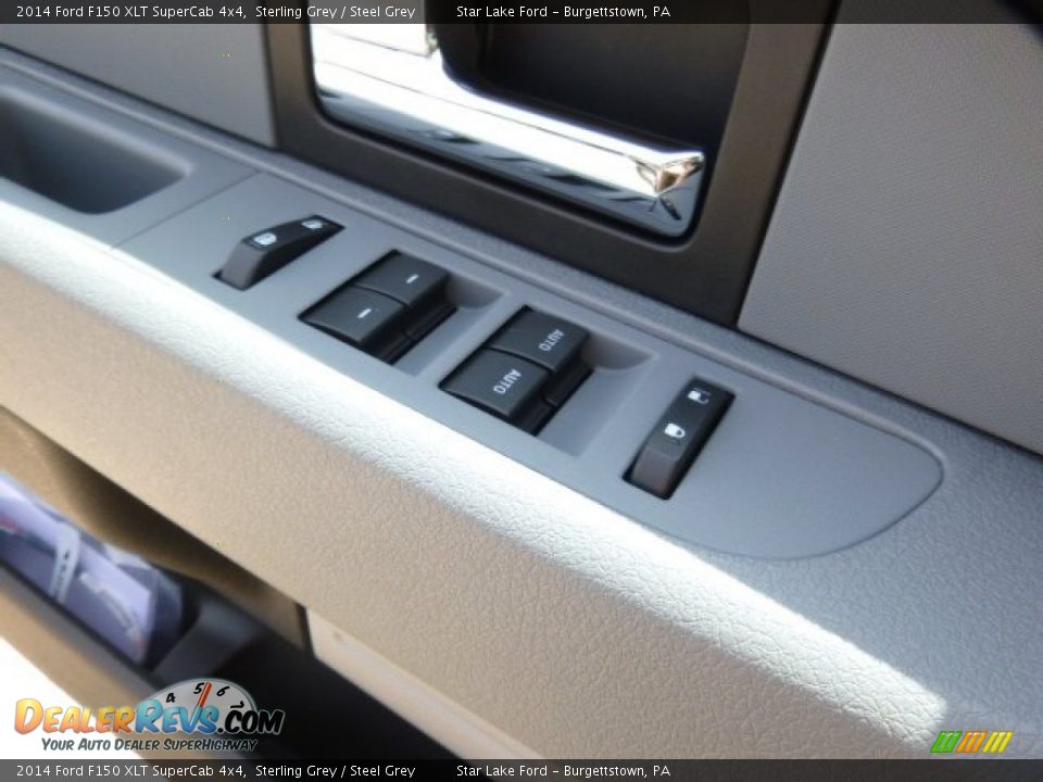 2014 Ford F150 XLT SuperCab 4x4 Sterling Grey / Steel Grey Photo #17