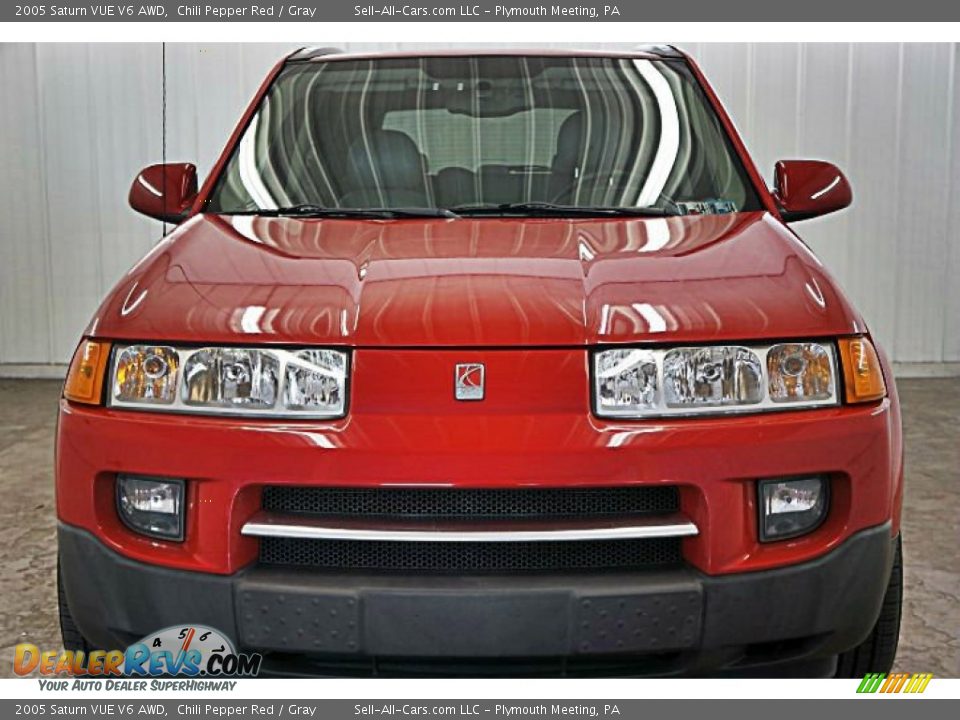 2005 Saturn VUE V6 AWD Chili Pepper Red / Gray Photo #3