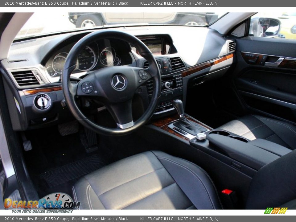 2010 Mercedes-Benz E 350 Coupe Palladium Silver Metallic / Black Photo #14