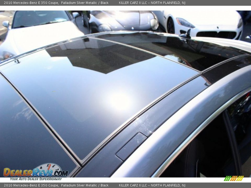 2010 Mercedes-Benz E 350 Coupe Palladium Silver Metallic / Black Photo #28