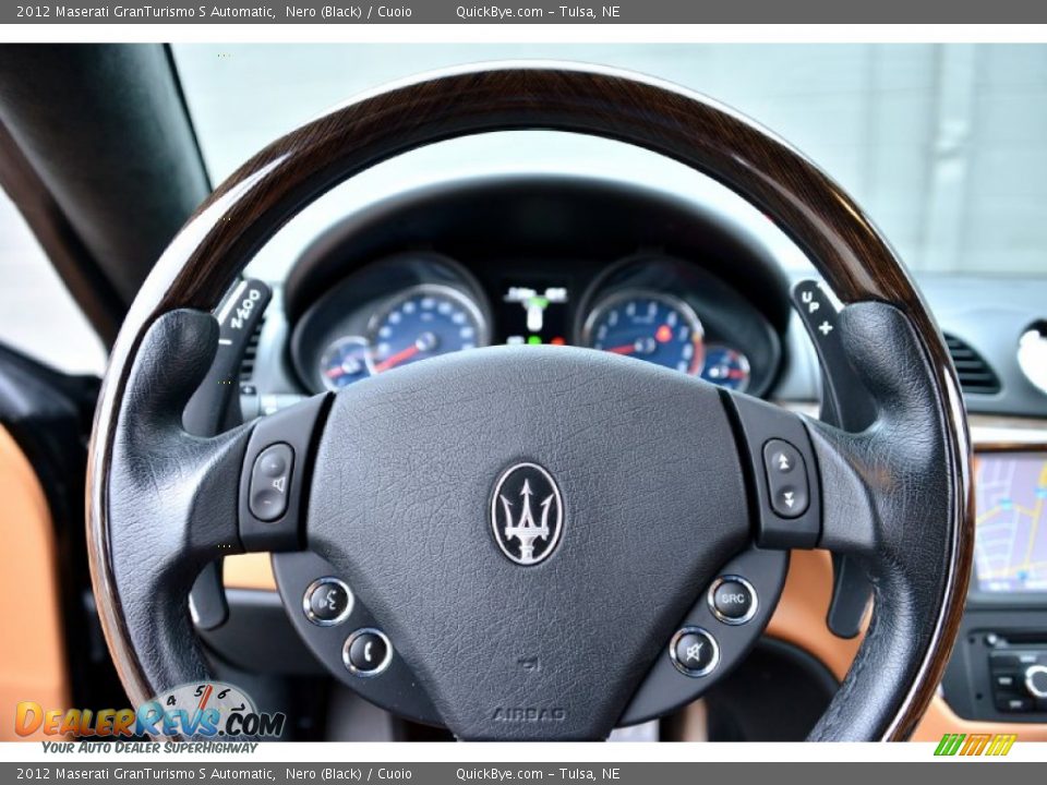 2012 Maserati GranTurismo S Automatic Steering Wheel Photo #8