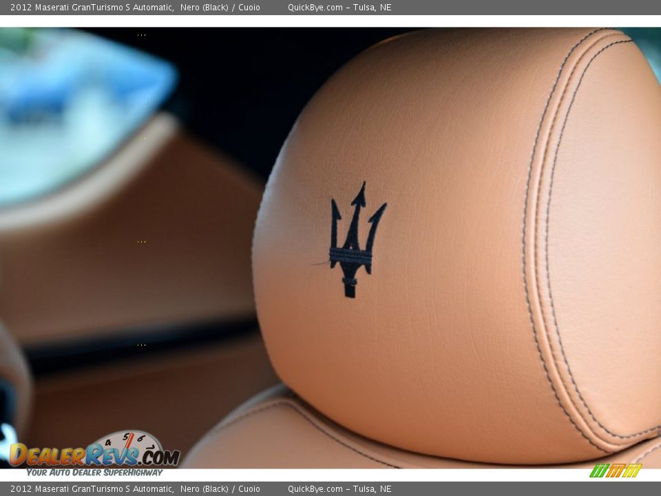 2012 Maserati GranTurismo S Automatic Nero (Black) / Cuoio Photo #11