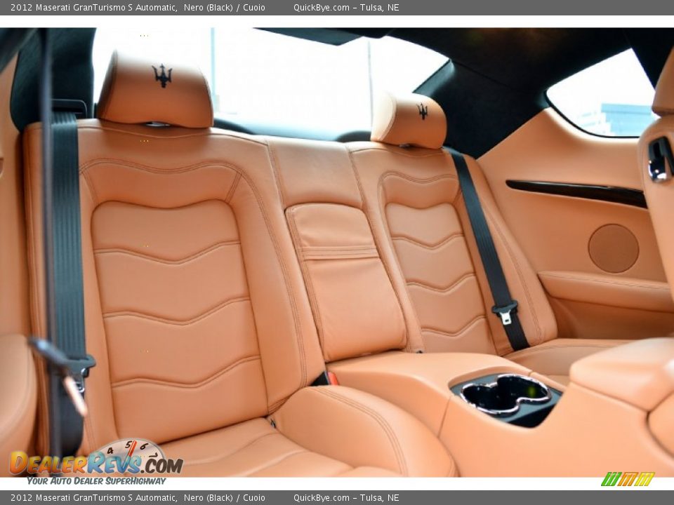 Rear Seat of 2012 Maserati GranTurismo S Automatic Photo #14