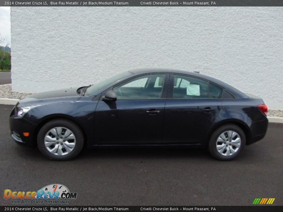 2014 Chevrolet Cruze LS Blue Ray Metallic / Jet Black/Medium Titanium Photo #2