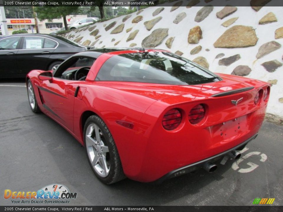 2005 Chevrolet Corvette Coupe Victory Red / Red Photo #4
