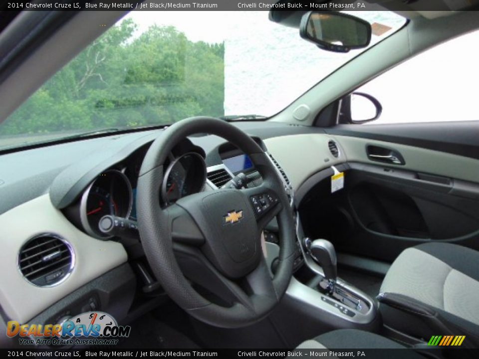 2014 Chevrolet Cruze LS Blue Ray Metallic / Jet Black/Medium Titanium Photo #8