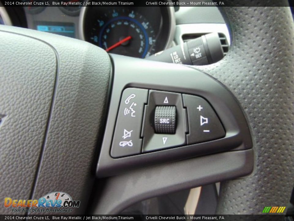 2014 Chevrolet Cruze LS Blue Ray Metallic / Jet Black/Medium Titanium Photo #12