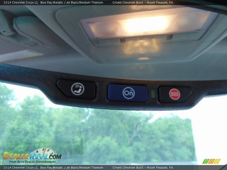 2014 Chevrolet Cruze LS Blue Ray Metallic / Jet Black/Medium Titanium Photo #13