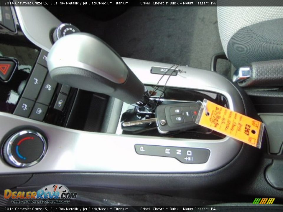 2014 Chevrolet Cruze LS Blue Ray Metallic / Jet Black/Medium Titanium Photo #14