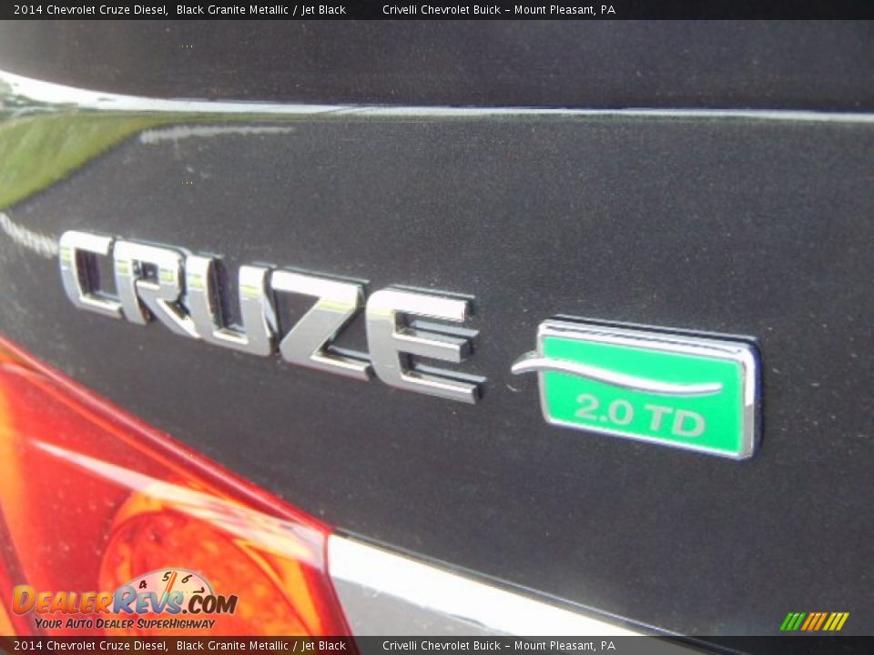2014 Chevrolet Cruze Diesel Black Granite Metallic / Jet Black Photo #7