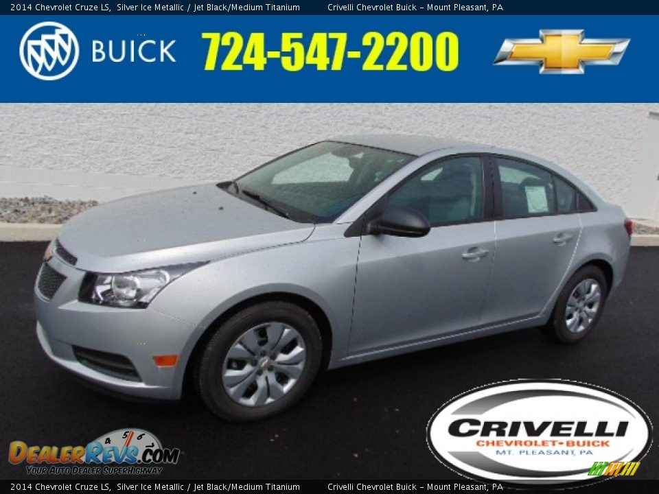 2014 Chevrolet Cruze LS Silver Ice Metallic / Jet Black/Medium Titanium Photo #1