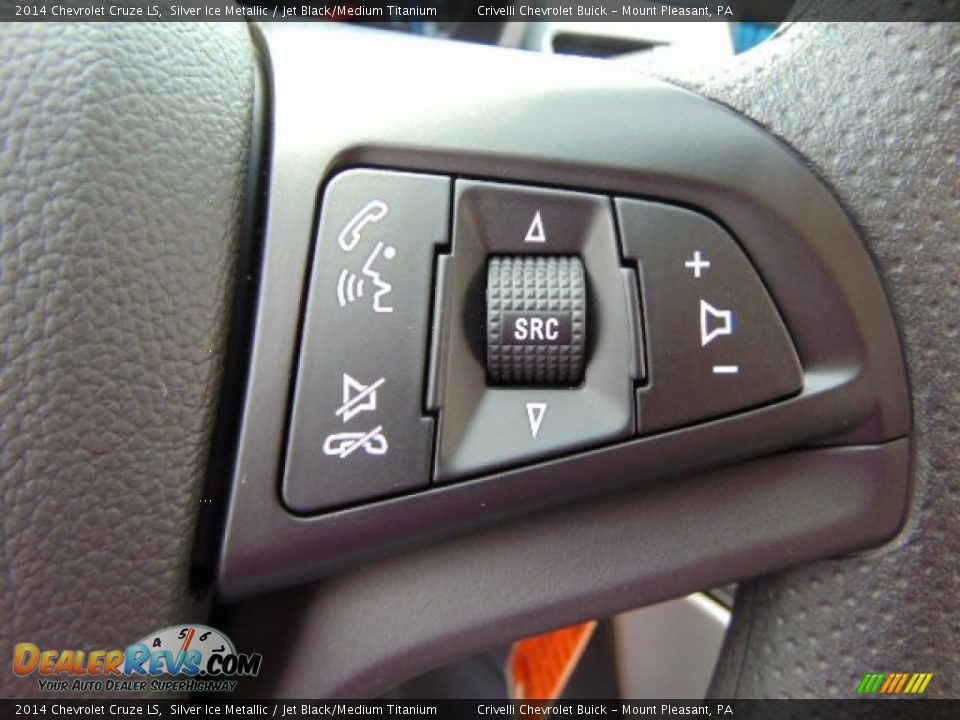2014 Chevrolet Cruze LS Silver Ice Metallic / Jet Black/Medium Titanium Photo #12