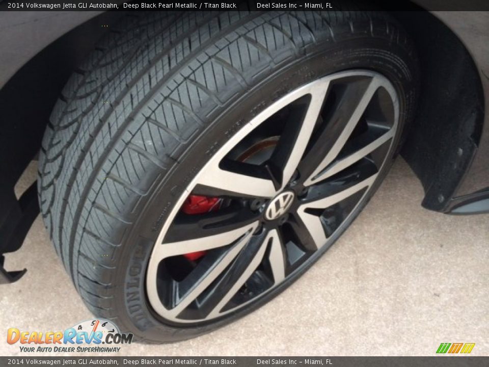 2014 Volkswagen Jetta GLI Autobahn Deep Black Pearl Metallic / Titan Black Photo #13