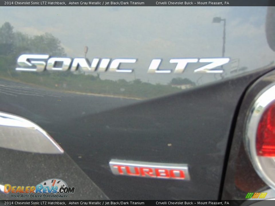 2014 Chevrolet Sonic LTZ Hatchback Ashen Gray Metallic / Jet Black/Dark Titanium Photo #7