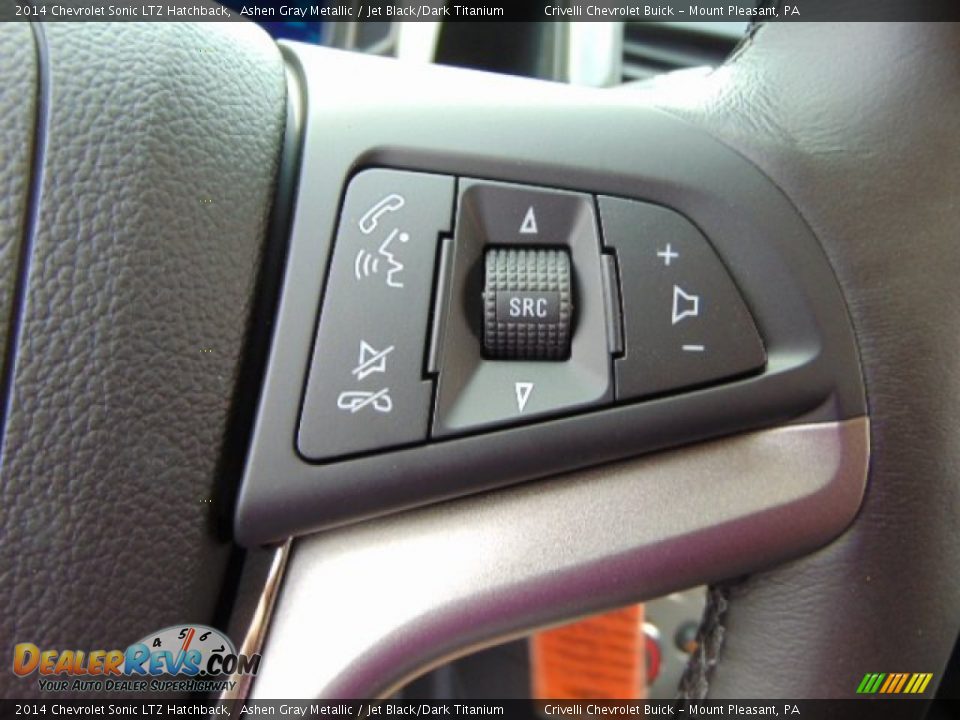 2014 Chevrolet Sonic LTZ Hatchback Ashen Gray Metallic / Jet Black/Dark Titanium Photo #17
