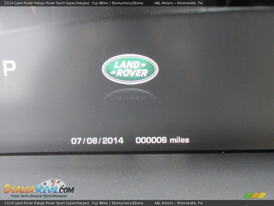2014 Land Rover Range Rover Sport Supercharged Fuji White / Ebony/Ivory/Ebony Photo #20