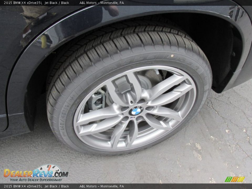 2015 BMW X4 xDrive35i Jet Black / Black Photo #3
